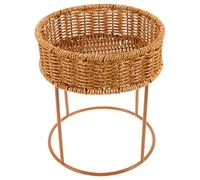 TOPBATHY Supporto per Piante da Interno Facile da Montare in Wisteria Stile Boho, Mini Espositore Robusto per Piante Verdi e Grandi Vasi per Balcone e Scrivania