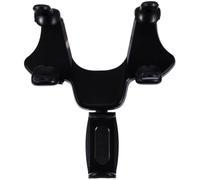 TOPBATHY Supporto Telefono in Plastica e Specchietto Retrovisore per Auto Nero Clip Facile Installare Non Ostruisce la Visuale per Navigazione Durante la Guida