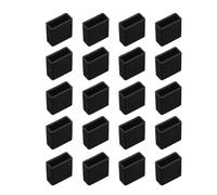 TOPBATHY Tappi Antipolvere per USB in Silicone Morbido Nero, Set da 20 Pezzi, Protezione per Porte Dati e Connettori USB, Accessori per Manutenzione Dispositivi Elettronici