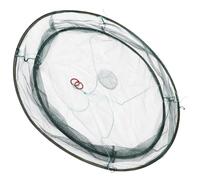 TOPBATHY Trappola per Granchi Portatile Rete da Pesca Pieghevole Nylon 100 CM X 80 CM per Moli Porti Stagni Cattura Gamberetti e Crostacei