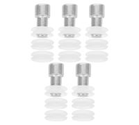 TOPBATHY Valvola pentola pressione, exhaust valve, acciaio inossidabile e silicone, 5 set, per pentola a pressione elettrica, installazione facile, controllo pressione,