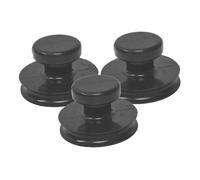 TOPBATHY Ventose Bifacciali Grandi in Gomma per Ciotole Sonore e Campane Tibetane, 3 Pezzi Facili da Installare e Portatili per Meditazione