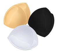 TopBine Inserti rimovibili per reggiseno da donna, comodi inserti per reggiseno sportivo per bikini, costume da bagno, 3 Beige M, M