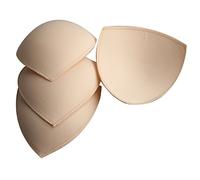 TopBine Inserti rimovibili per reggiseno da donna, comodi inserti per reggiseno sportivo per bikini, costume da bagno, 2 beige, B/C