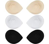 TopBine Inserti rimovibili per reggiseno da donna, comodi inserti sportivi per reggiseno per bikini top costume da bagno, Goccia a/B 3 Colore, 80