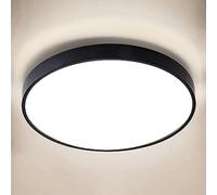 TOPBOS Plafoniera LED Soffitto con Sensore di Movimento, 20W 4000K Lampadario LED Soffitto con Sensore Radar, Lampada da soffitto per Bagno, Garage, Corridoi, Scale, Balcone Ø23CM-2pc