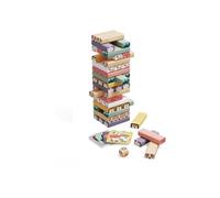 Topbright - 1203142023de0001 - Gioco educativo di abilità wobble tower +36 mesi in legno