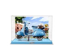 TopBrixx Vetrina per Lego Vespa 125 (10298), 3MM Teca in Acrilico per Lego 10298 (Set di Modelli Non Inclusi)