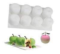 TOPBSFARNY 1 stampo in silicone 3D per dessert, mousse, frutta, dessert, pasticceria, cioccolatini, gelatine, decorazioni per torte (8 cavità)
