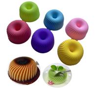 TOPBSFARNY 6 stampi in silicone a forma, per decorazioni fai da te per cioccolatini, stampi da forno fai da te, per sapone, gelatina, torte, argilla