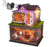 TOPBSFARNY Book Nook, kit per casa delle bambole in miniatura con mobili, kit fai da te per la casa creativa, regalo di compleanno per donne e ragazze (senza copertura antipolvere)