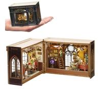 TOPBSFARNY Kit fai da te in miniatura per casa delle bambole in legno, mobili 3D e modello di stanza, può aprire le porte, idea regalo creativa per San Valentino, compleanno (destino magico)