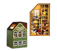 TOPBSFARNY Kit fai da te per casa delle bambole fai da te, montaggio creativo, scenario in miniatura, casa delle bambole, mini collezione in miniatura della serie mondiale, puzzle 3D in legno per