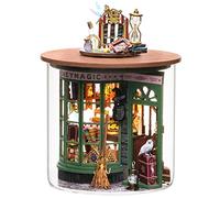 TOPBSFARNY Kit per casa delle bambole in miniatura stereoscopica 3D, giocattolo fai da te, modellino di mobili in legno per San Valentino, regali creativi (The Magic Shop)