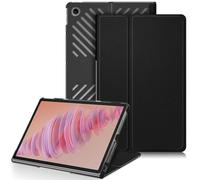 TOPCASE Custodia compatibile con Lenovo Tab Plus Tablet (TB351FU) 11.5 pollici 2024 Cover,Custodia protettiva ultra in pelle nera