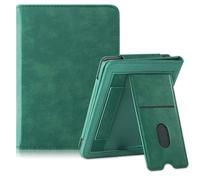TOPCASE Custodia per Kobo Clara Colour/BW/Kobo Clara 2e/Tolino Shine 4 eReader 6 pollici con funzione leggio e slot per schede, verde Mare