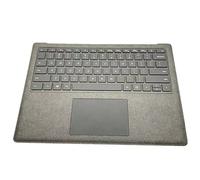 Topcase Tastiera Trackpad Compatibile per Microsoft Surface Laptop 1 2 1782 1769 Topcase Assemblaggio Tastiera con Trackpad Completo Grigio