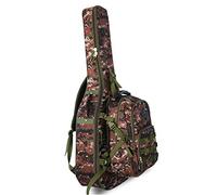 Topchances - Custodia impermeabile per chitarra acustica elettrica da 41 a 42 pollici, con doppia tracolla e tasche esterne, giungla camouflage