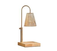 Topchances Lampada scalda candela, dimmerabile, con 2 lampadine, portacandela aromatica, per casa, ufficio, camera da letto, soggiorno, regalo (champagne sollevabile)