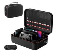 TOPCHANCES 【Liquidazione】 Custodia Switch 2 per accessori Nintendo Switch 2, custodia protettiva rigida portatile con 20 slot per schede di gioco per console Switch 2 e Joy-con