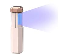 TOPCHANCES - Sterilizzatore per luce UV, portatile, anti-batterico, 99% UV, torcia a LED, mini igienizzante per sterilizzazione UV, per viaggi, casa, WC, area per animali domestici, rosa,
