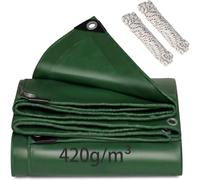 Topchances Telo Impermeabile Esterno 2x3m 420 g/m² con Rinforzato Occhielli,Tendone Ombreggiante Esterno Protezione UV Telo Protettivo Multiuso per Barche,Legno,Piscina,Mobili da giardino,Auto