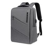 TOPCHANCES Zaino da Viaggio,45x30x16 Borsa Da Viaggio Bagaglio A Mano Aereo Piccolo Cabin Bag 17L,15.6 Pollici Borsa Porta Pc Portatile,Per EasyJet,Eurowings,Norwegian,Lufthansa,Air France,Grigio