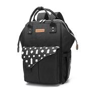 Topchances - Zaino per pannolini, grande capacità, con porta USB, tasche isolate per la cura del bambino
