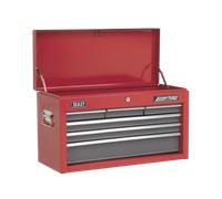 Topchest 6 Cassetto Con Ball-Bearing Guide - Rosso/Grigio - Sealey AP2201BB