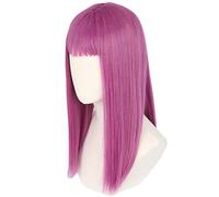 Topcosplay Bambino Mal Parrucca, Discendenti 2 Mal Wig, Lunga Parrucca Viola Cosplay Parrucca per Halloween Carnevale
