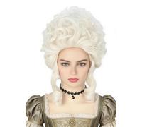 Topcosplay Beehive Parrucca da donna alveare parrucca vintage barocca parrucca barocca parrucca bionda riccioli (bionda)