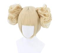 Topcosplay Parrucca Donna Bionda Himiko Toga Parrucca Anime parrucche Corta per Halloween Carnevale cosplay