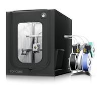 TOPCUBE Contenitore per stampante 3D per Bambu Lab A1, contenitore di grandi dimensioni con luce LED, ignifugo, impermeabile, antipolvere, riduzione del rumore a temperatura costante, copertura per