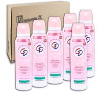 TopDealMile Confezione scorta per CD, deodorante spray All Body Deo 6 x 150 ml