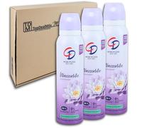 TopDealMile - Confezione scorta per CD deodorante spray con ninfea, 3 x 150 ml