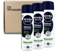 TopDealMile, deodorante spray antitraspirante per NIVEA Men, 3 x 150 ml