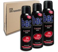 TopDealMile - Deodorante spray BAC MEN Classic, 3 x 150 ml