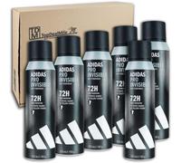 TopDealMile, deodorante spray Pro Invisible 72H, 6 x 150 ml