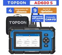 TOPDON AD600S 2.0 Auto OBD2 Dispositivo diagnostico 4 Sistema 9 Servizi CAN FD