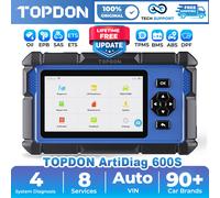 TOPDON AD600S Auto dispositivo diagnostico Auto OBD2 Scanner 8Reset 4System