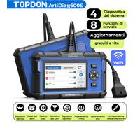 TOPDON AD600S Dispositivo diagnostico OBD2 professionale Scanner auto ABS SRS