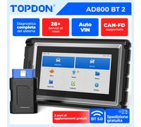 TOPDON AD800 BT 2 Dispositivo diagnostico auto OBD2 Scanner Bluetooth ALL SYSTEM