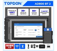 TOPDON AD800 BT 2 Dispositivo diagnostico OBD2 professionale per auto 28+Servizi