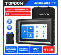 TOPDON AD800 BT Dispositivo diagnostico auto OBD2 Bluetooth 28+Servizi TPMS