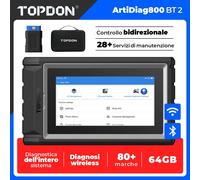 TOPDON AD800 BT Dispositivo diagnostico OBD2 auto Tutto il sistema 28+Servizi IT