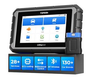 TOPDON AD900BT Diagnostico per Auto, Codifica ECU, 28+ Servizi Strumento di Scansione Bidirezionale di Tutti i Sistemi, con Aggiornamenti di 2 Anni, OBD2 Scanner per Tutti i Veicoli con AutoVIN FCA