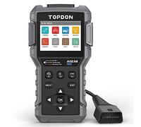 TOPDON AL600 Lettore di Codice OBD2 Scanner,Diagnostica per Auto Sistema ABS/SRS,Reset dell'olio/BMS/SAS,Funzioni OBDII Complete,Aggiornamento Gratuito
