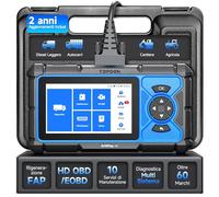 TOPDON ArtiDiag HD Scanner diagnostico camion, Strumento di Diagnostica per camion pesanti & Strumento di Scansione Diesel, 10 Servizi tra cui Rigenerazione DPF, Limitatore di Velocità, OBD/EOBD HD