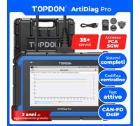 Topdon ArtiDiag PRO 2.0 dispositivo diagnostico OBD2 scanner AutoVIN ECU Coding