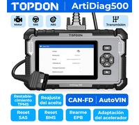 TOPDON ArtiDiag500 auto OBD2 dispositivo diagnostico 6 Reset 4 sistema CAN-FD IT